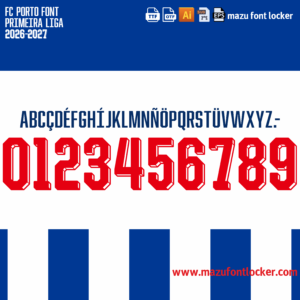 FC Porto 2026-2027 Font Vector – Epic Dragões Dominance Masterpiece