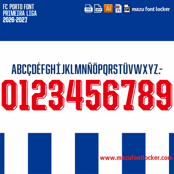 FC Porto 2026-2027 Font Vector – Epic Dragões Dominance Masterpiece