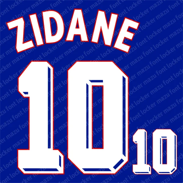 France World Cup 1998 Font Vector – Epic Legendary Les Bleus Masterpiece