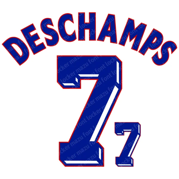 France World Cup 1998 Font Vector – Epic Legendary Les Bleus Masterpiece