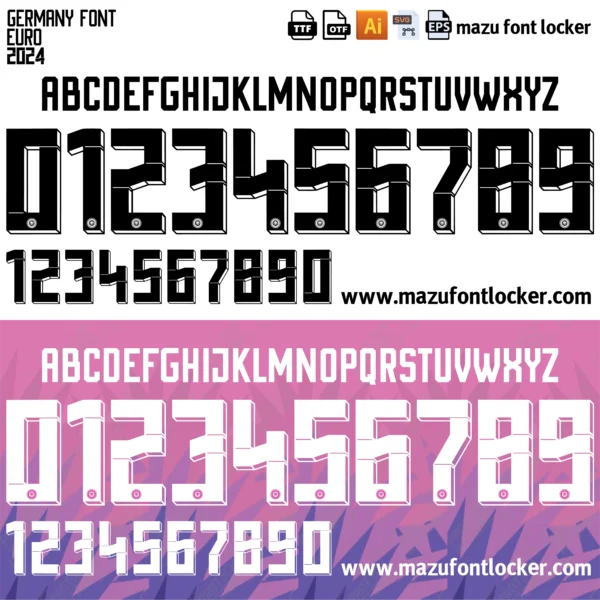 Germany Euro 2024 Font – Powerful Explosive Mannschaft Dominator