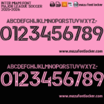 Inter Miami 2025-2026 Font Vector – Epic Messi Masterpiece