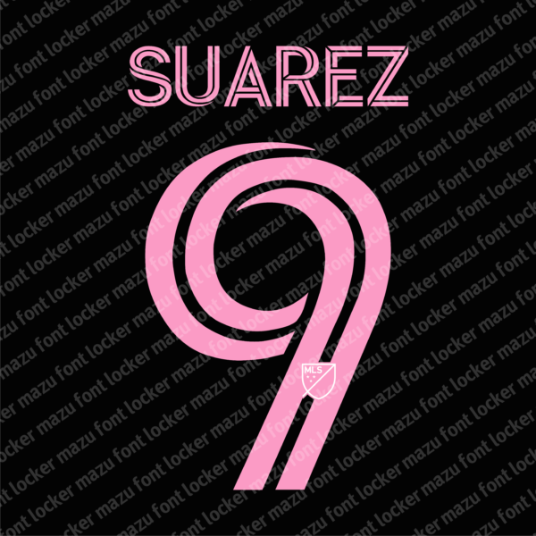 Inter Miami 2025-2026 Font Vector – Epic Messi Masterpiece
