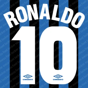 Inter Milan 1997-1998 Font