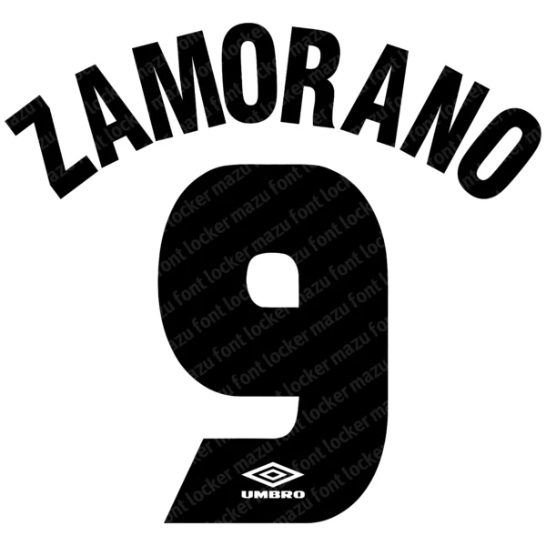 Inter Milan 1997-1998 Font Vector – Explosive Vintage Italian Club Masterpiece
