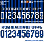 Inter Milan 2009-2011 Font Vector – Legendary Nerazzurri Masterpiece