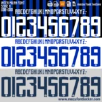 Inter Milan 2018-2019 Font Vector – Powerful Spalletti Revival Glory