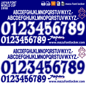 Japan World Cup 1998 Font – Legendary Samurai Spirit Masterpiece