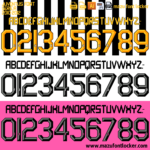 Juventus 2010-2012 Font – Legendary Bianconeri Masterpiece