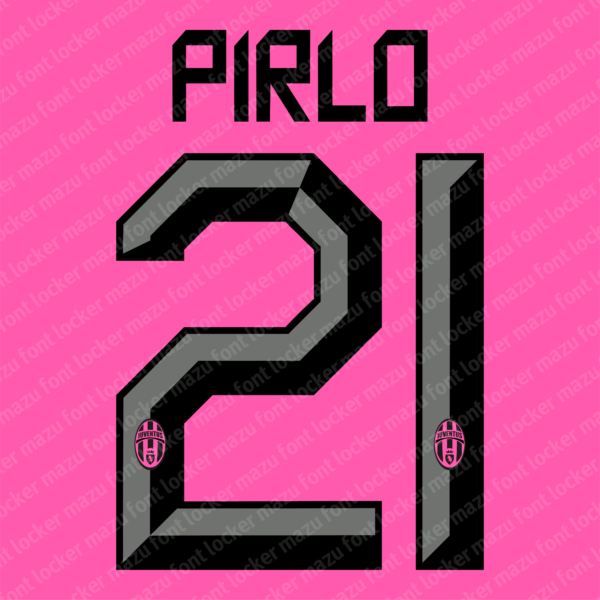 Juventus 2010-2012 Font – Legendary Bianconeri Masterpiece