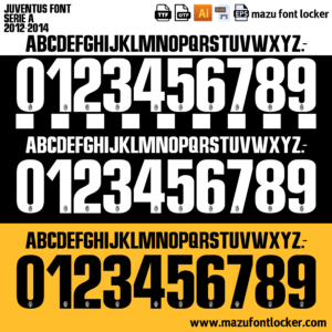 Juventus 2012-2014 Font – Unstoppable Legendary Bianconeri Champion