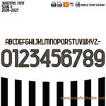 Juventus 2026-2027 Font Vector – Stunning Juventus Heritage Masterpiece