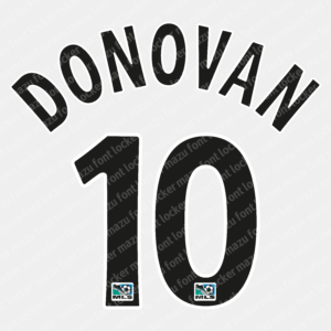 LA Galaxy 2007-2008 Font