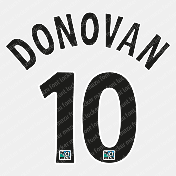 LA Galaxy 2007-2008 Font Vector – Epic Beckham Masterpiece