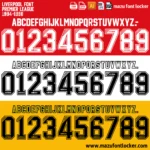 Liverpool 1994-1996 Font Vector – Epic Reds Attacking Masterpiece