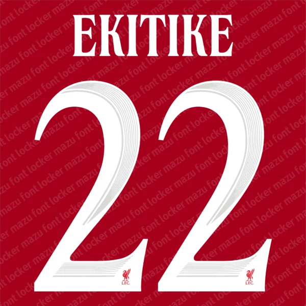 Liverpool 2026-2027 Font Vector – Epic Red Anfield Masterpiece