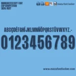 Manchester City 2026-2027 Font Vector – Epic Sky Blue Citizens Masterpiece