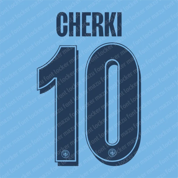 Manchester City 2026-2027 Font Vector – Epic Sky Blue Citizens Masterpiece