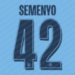 Manchester City 2026-2027 Font Vector – Epic Sky Blue Citizens Masterpiece