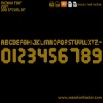 Mexico 2025 Third Font – Explosive Tricolor Masterpiece
