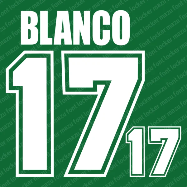 Mexico World Cup 1998 Font Vector – Epic Green & Red Mexican Masterpiece