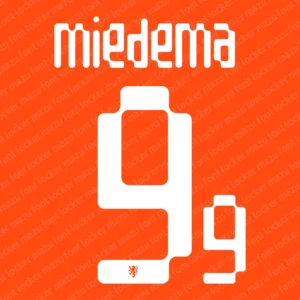 Netherlands Womens Euro 2025 Font