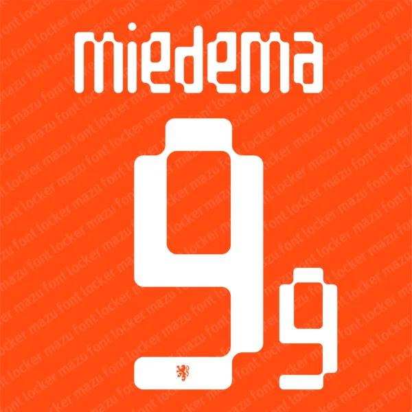 Netherlands Womens Euro 2025 Font Vector – Epic Oranje Lionesses Masterpiece