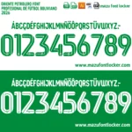 Oriente Petrolero 2026 Font – Explosive Verde Masterpiece