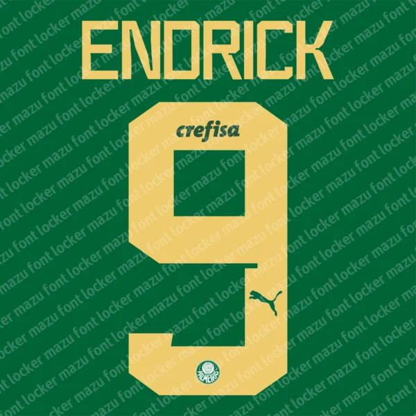Palmeiras 2023-2024 Font Vector – Fierce Verdão Masterpiece