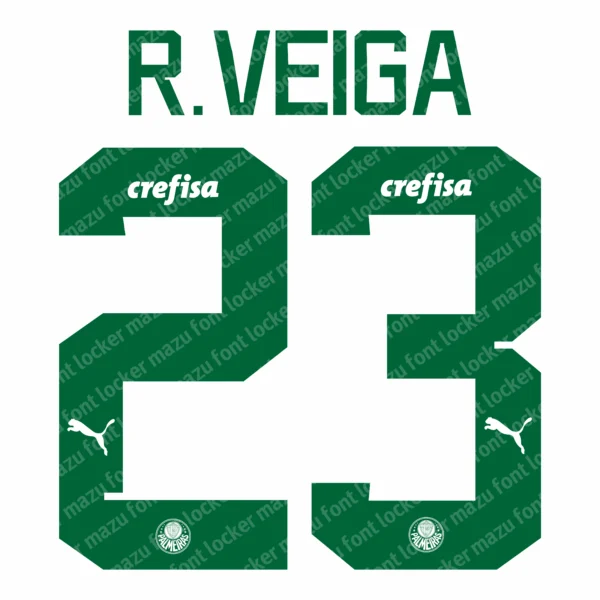 Palmeiras 2023-2024 Font Vector – Fierce Verdão Masterpiece
