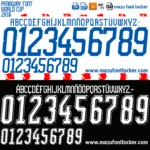 Paraguay World Cup 2026 Font Vector – Stunning Albirroja Masterpiece