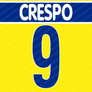 Parma 1998-1999 Font