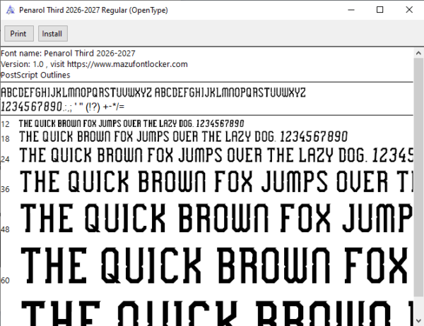 Penarol 2026-2027 Font Vector – Epic Aurinegro Masterpiece