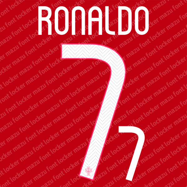 Portugal World Cup 2014 Font Vector – Epic Ronaldo Legacy Masterpiece