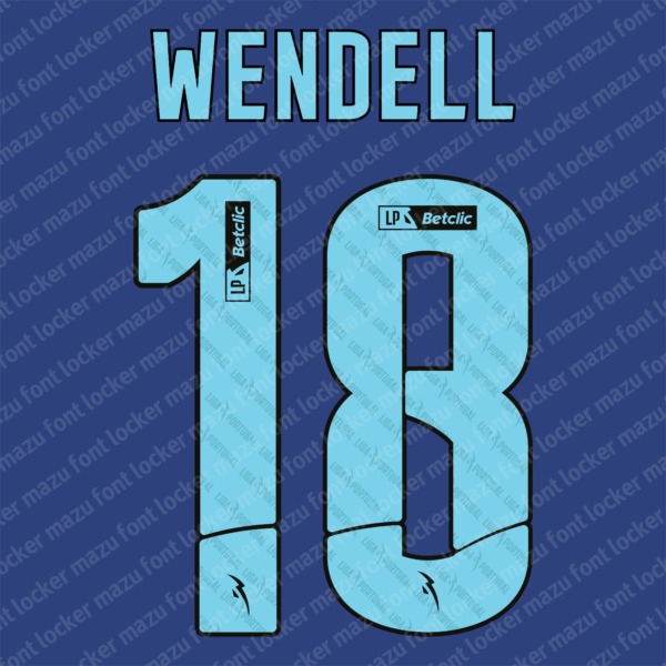 Primeira Liga 2024-2025 Font Vector – Thrilling Portuguese Masterpiece