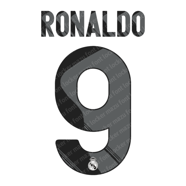 Real Madrid 2009-2010 Font Vector – Epic Galacticos Masterpiece