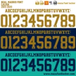 Real Madrid 2019-2020 Font Vector – Epic Legendary Los Blancos Masterpiece