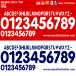 Republic Czech Euro 1996 Font Vector – Legendary Czech Icon
