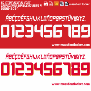 SC Internacional 2026-2027 Font Vector – Unstoppable Colorado Powerhouse