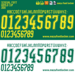 Senegal World Cup 2026 Font Vector – Bold African Power & Victory Vibes