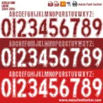 Sevilla 2004-2006 Font Vector – Legendary Rojiblancos Masterpiece