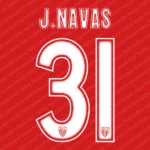 Sevilla 2004-2006 Font Vector – Legendary Rojiblancos Masterpiece