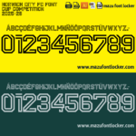 Norwich City FC 2025-2026 Font Vector (AI, EPS, SVG, TTF) – #1 Authentic Style