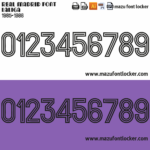 Real Madrid 1985 Font Vector (AI, EPS, SVG, TTF) – #1 Authentic Style