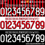 AC Milan 2009-2010 Font Vector (AI, EPS, SVG, TTF) – #1 Authentic Style