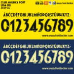 Club America 2025-26 Font Vector (AI, EPS, SVG, TTF) – #1 Authentic Style