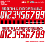 AC Milan 2007-2008 Font Vector (AI, EPS, SVG, TTF) – #1 Authentic Style