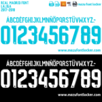 Real Madrid 2017-2018 Font Vector (AI, EPS, SVG, TTF) – #1 Authentic Style