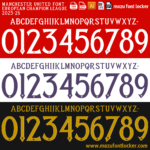 Manchester United 2025-2026 Font Vector (AI, EPS, SVG, TTF) – #1 Authentic Style