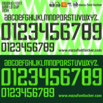 Nigeria World Cup 2018 Font Vector – Legendary Super Eagles Jersey Style
